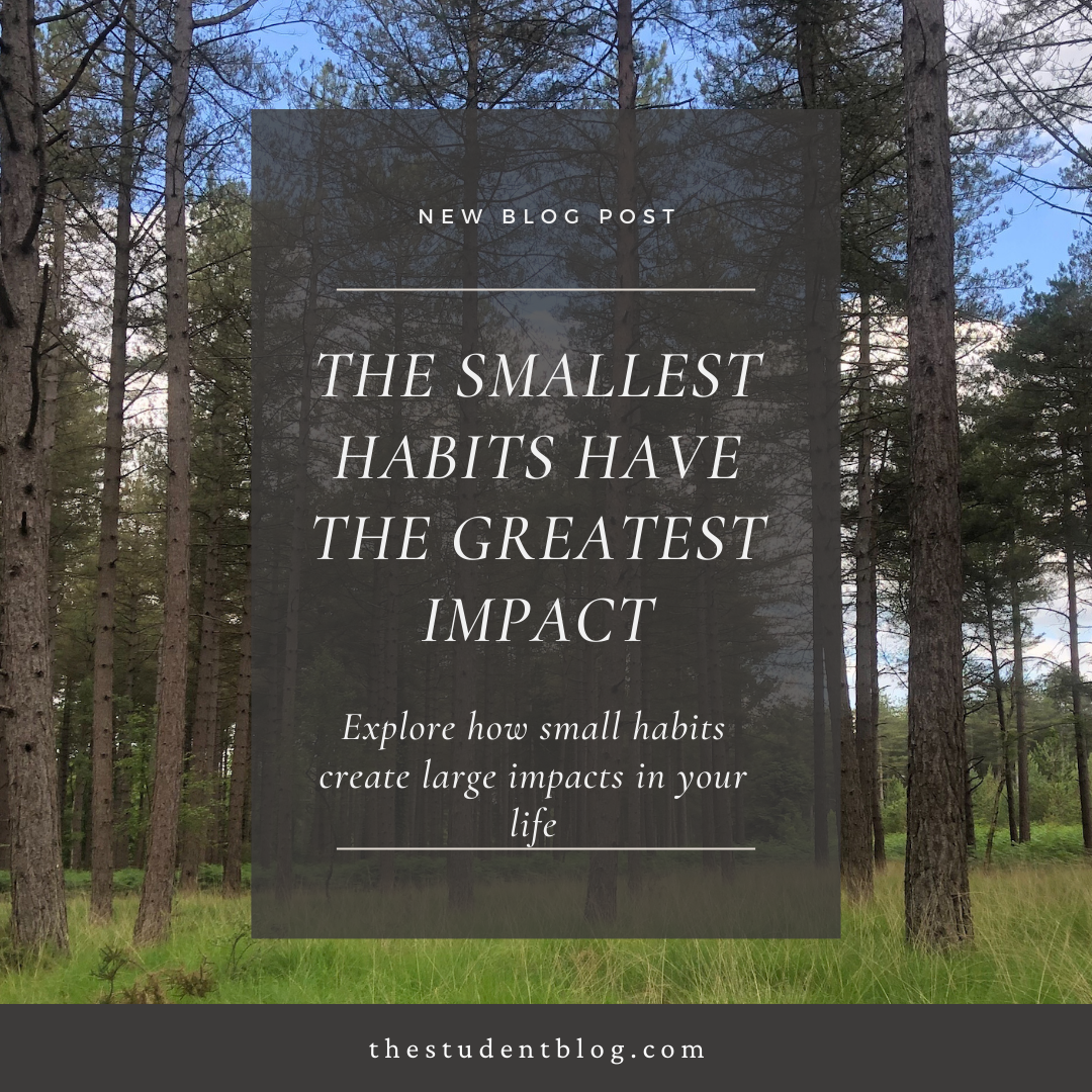 The smallest habits have the greatest impact